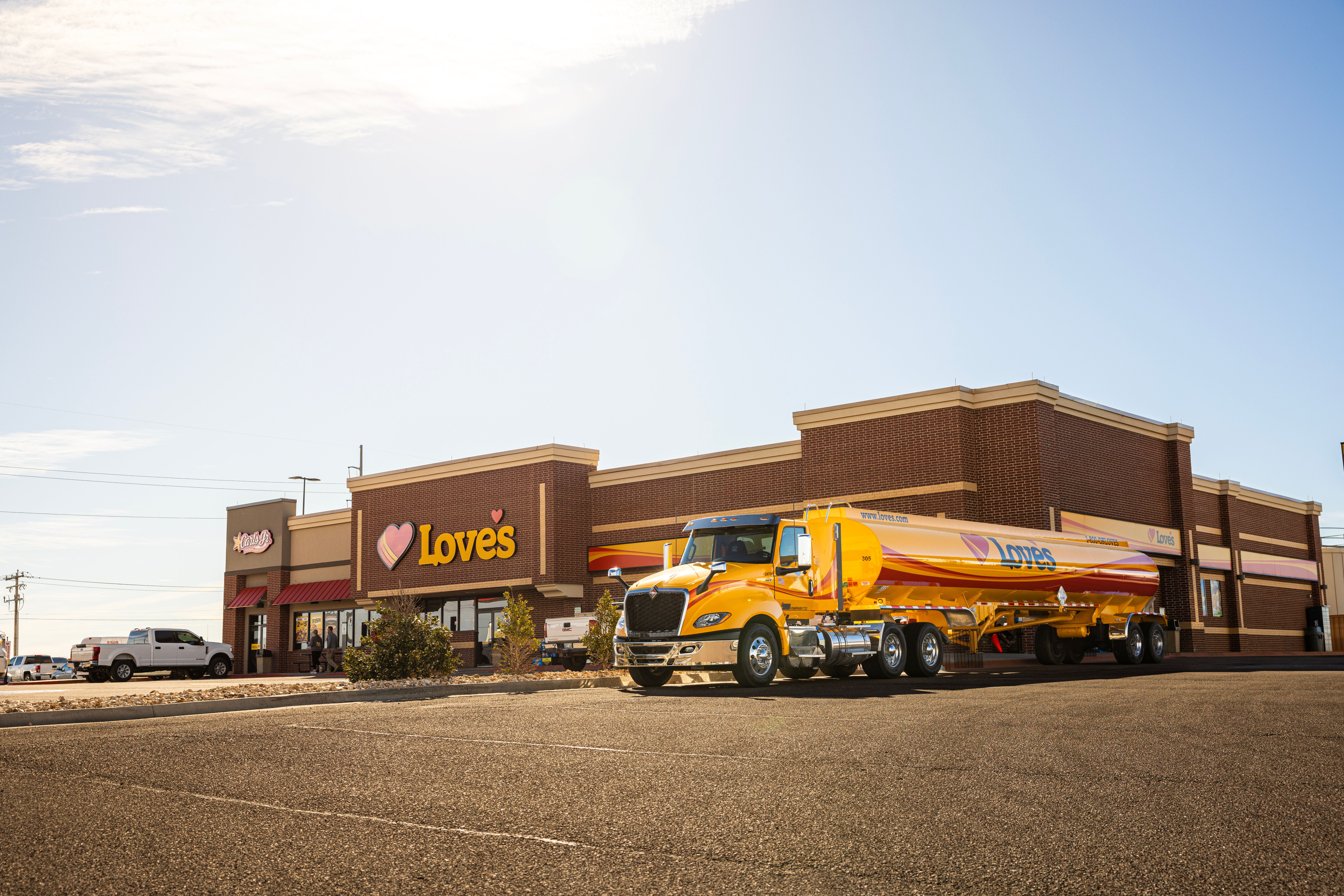 landscape image of a Love's Travel Stop location